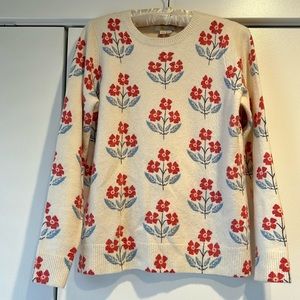 Super cute floral sweater by Boden